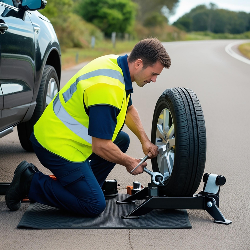 Flat Tyre Repairs and Replacements